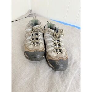Columbia Womens Newton Ridge Low Hiking Shoes Brown Tan Suede Trail 7.5